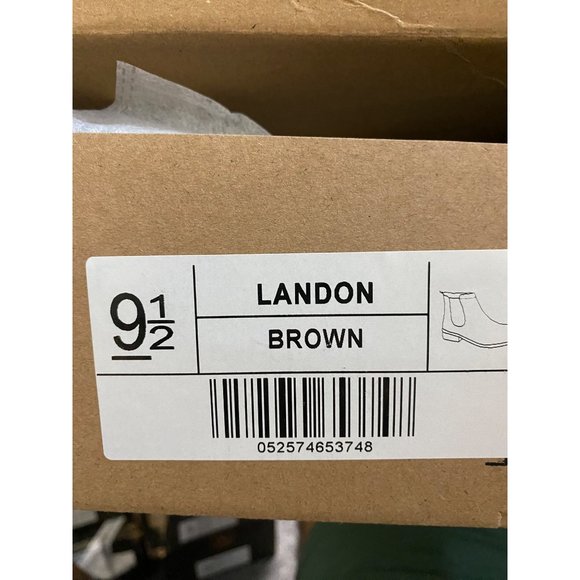 Vance Co. Men\'s Landon Chelsea Boots Brown Size 9.5 NIB